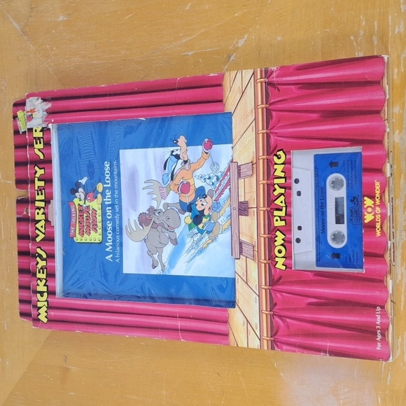 Vintage 1986 Disney's The Talking Mickey Mouse show book & cassette lot of 2 - Picture 5 of 8
